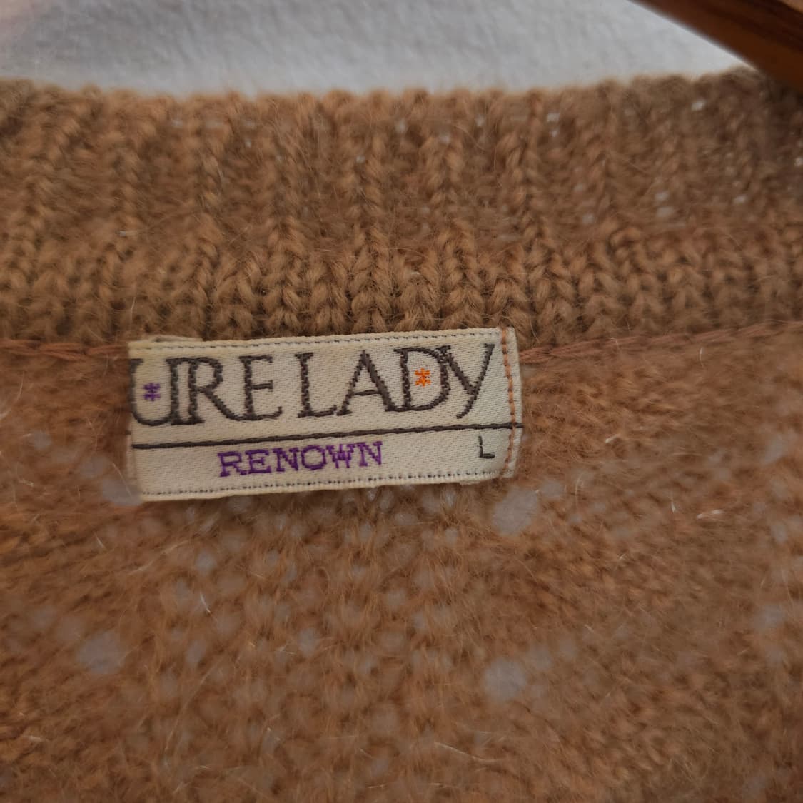 모헤어 진베이지 루즈핏 헤어리 니트 상품이미지9