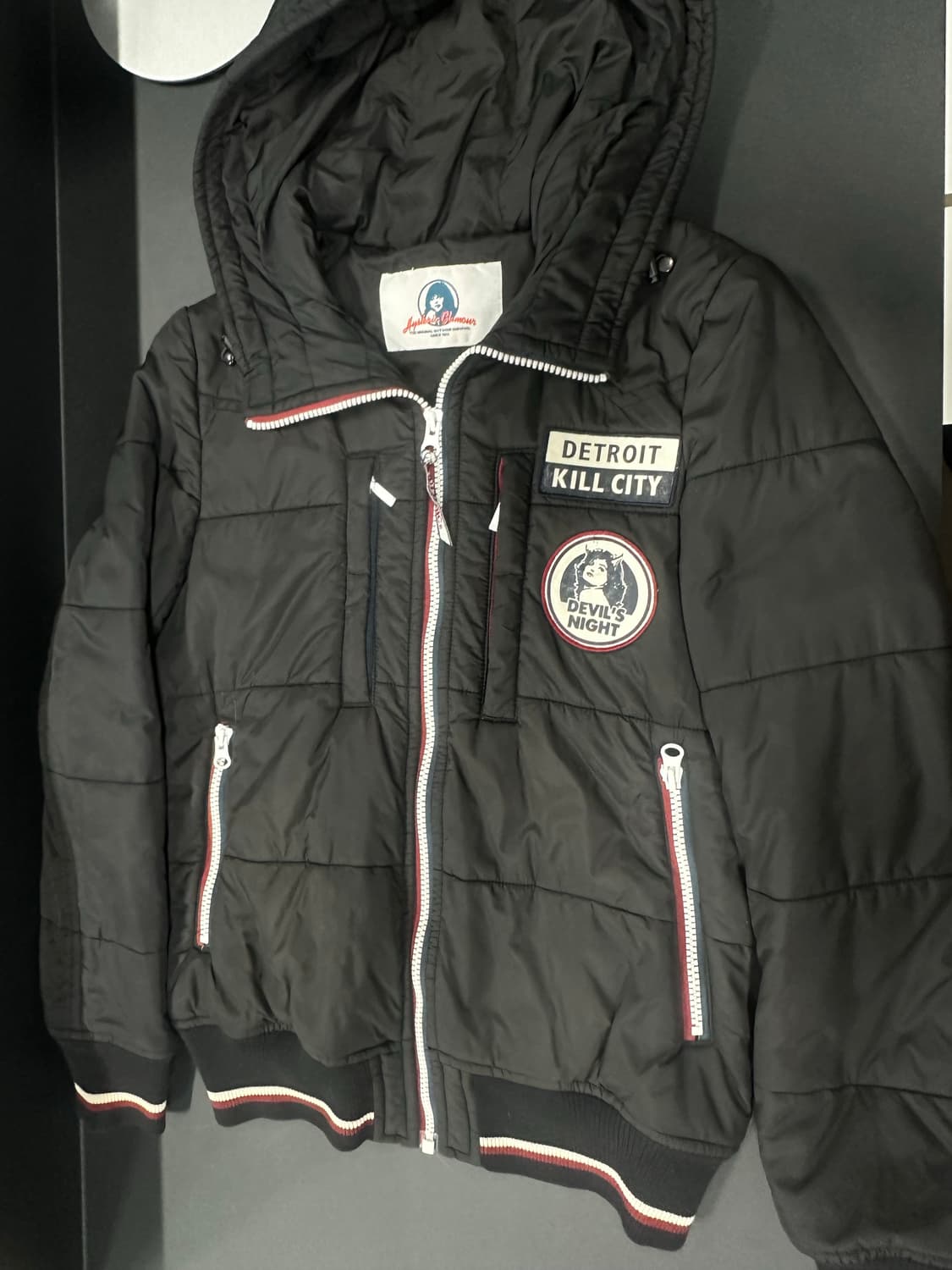 히스테릭 글래머 디트로이트 킬시티 패딩 자켓 상품이미지3