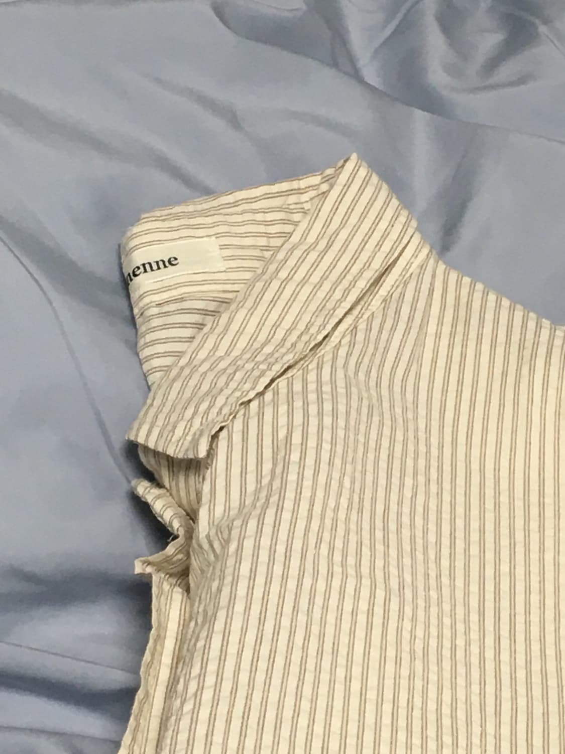 리넨느 bake stripe 셔츠원피스 상품이미지8