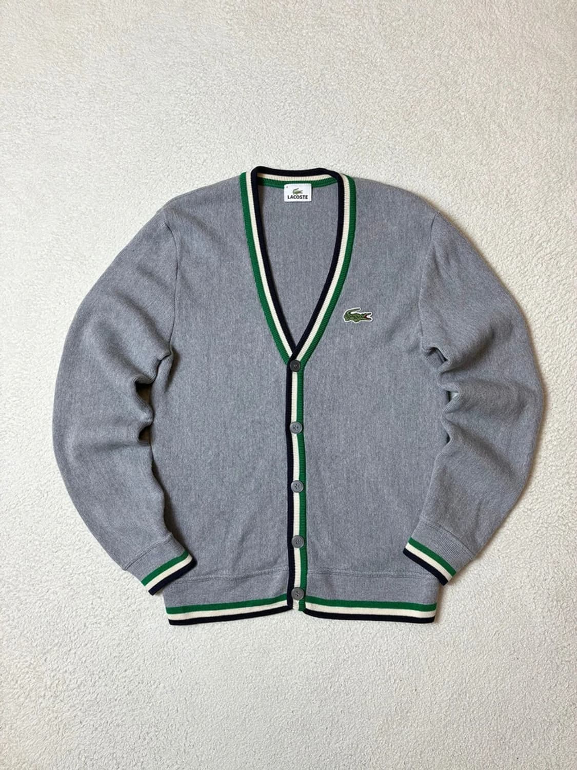 라코스테 울 베이직 니트 가디건 PN6781 상품이미지1