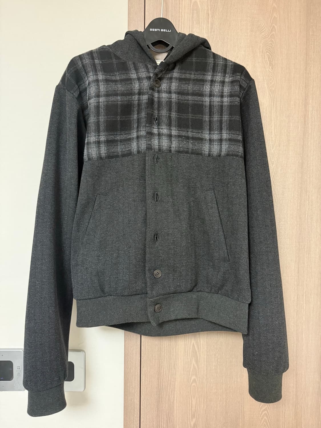 사로스 체크 자켓 상품이미지2