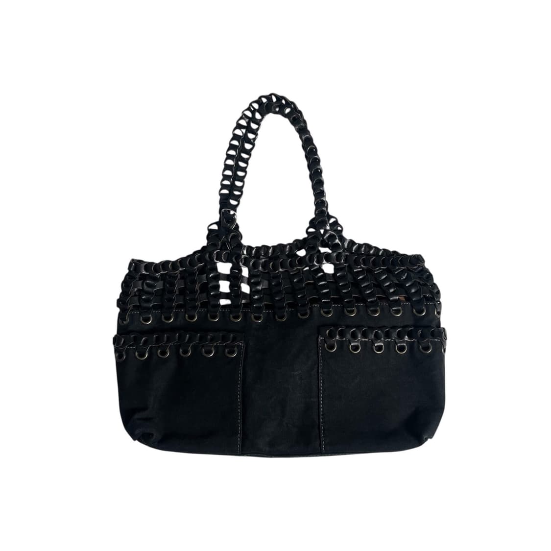 Bardot rose 레더 링 핸들백 상품이미지1