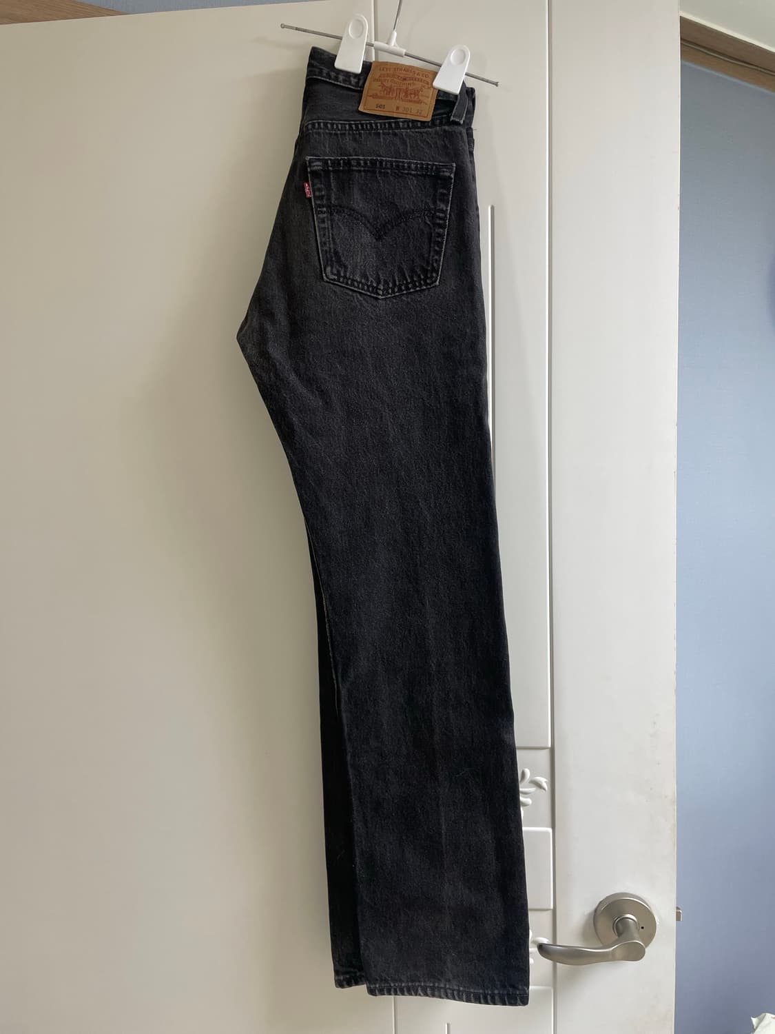 리바이스 501 흑청 데님 상품이미지2