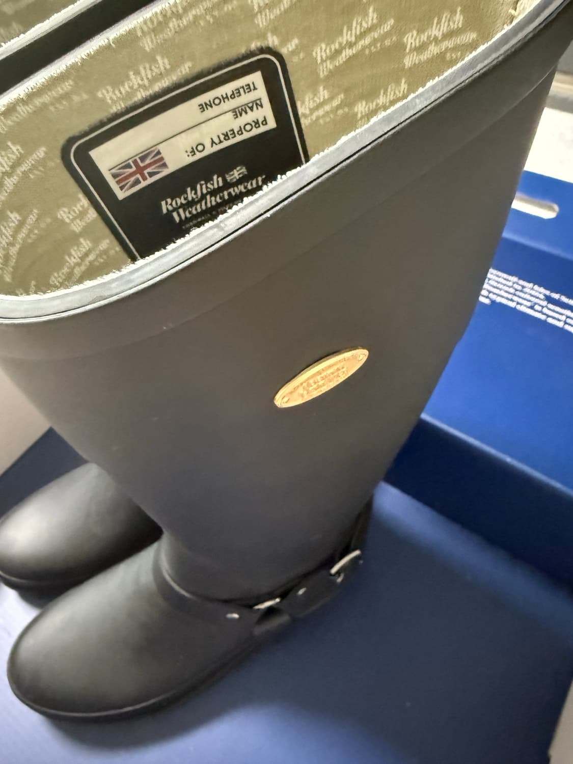 HARNESS WELLINGTON BOOTS LONG 상품이미지2