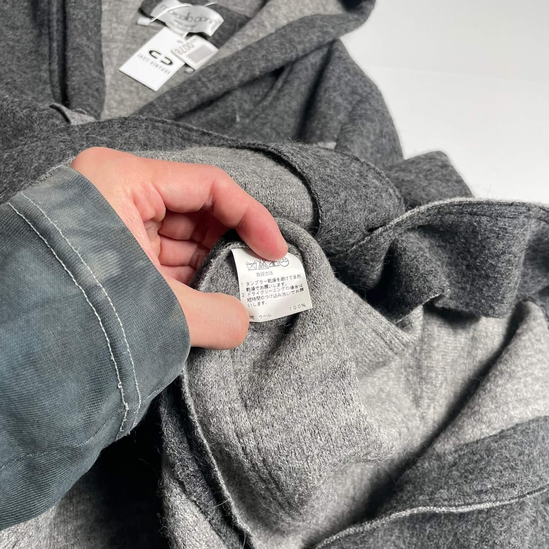 Marcello cioni 컷오프 울100 코트 (Italy)   상품이미지9