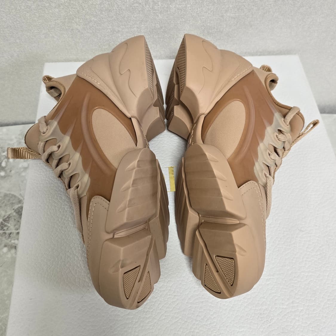 디올 D 커넥트 테크니컬 스니커즈 신발 패브릭 누드 35사이즈 상품이미지4