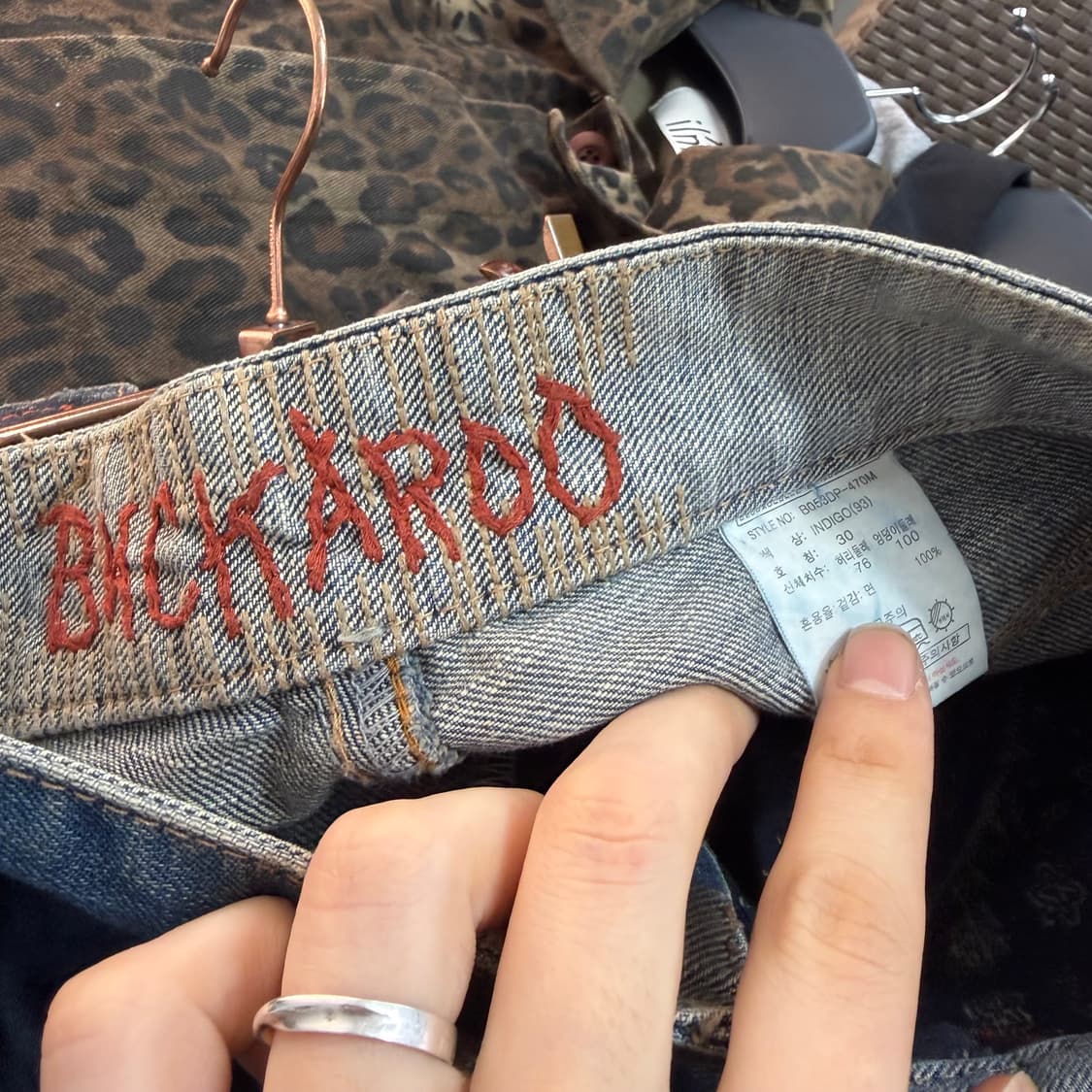 버커루 신치백 부츠컷 데님 팬츠 상품이미지8