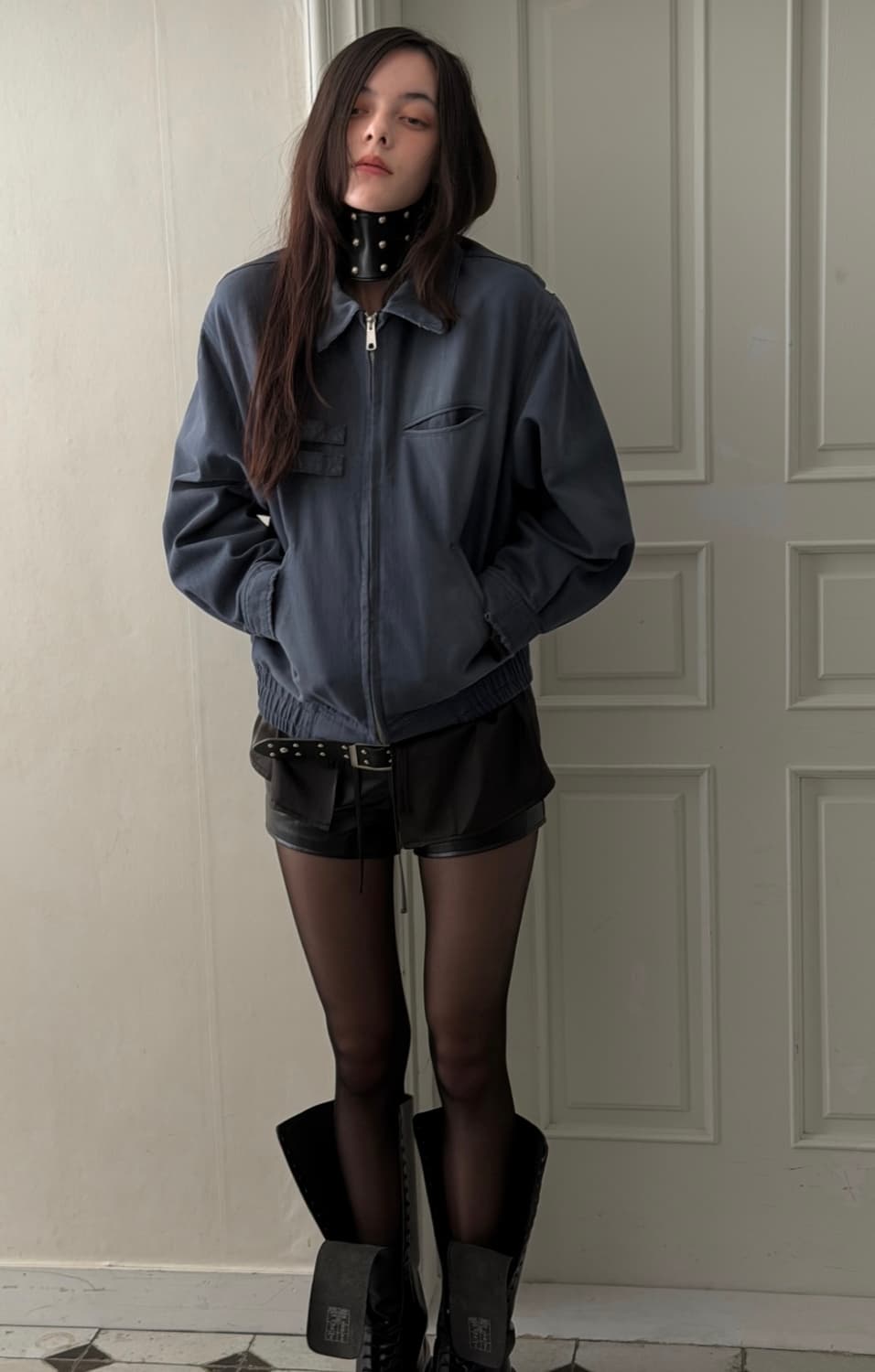 데어드 블루종 자켓 상품이미지1