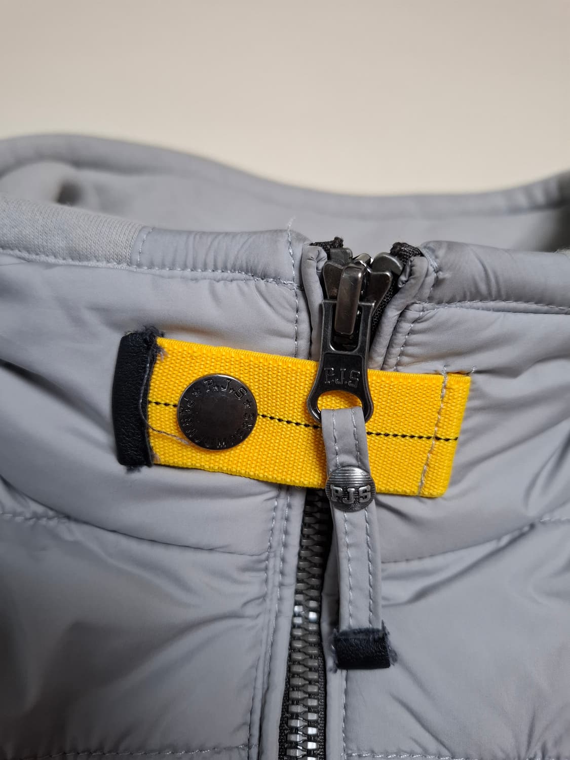 XL 파라점퍼스 엘리엇 니트 경량 패딩 자켓 그레이 상품이미지3