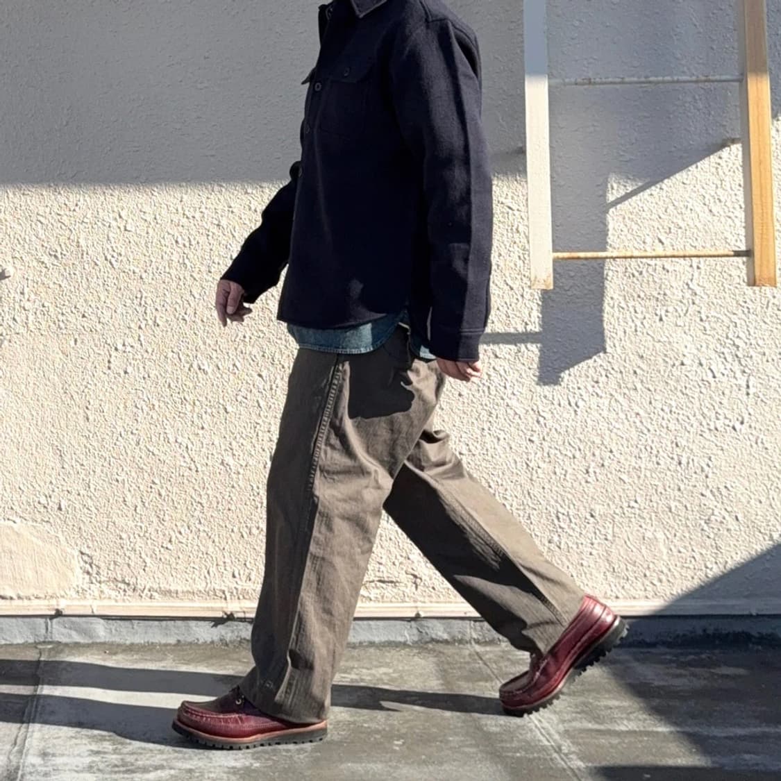 오어슬로우 와이드핏 프렌치 워크 팬츠 상품이미지2