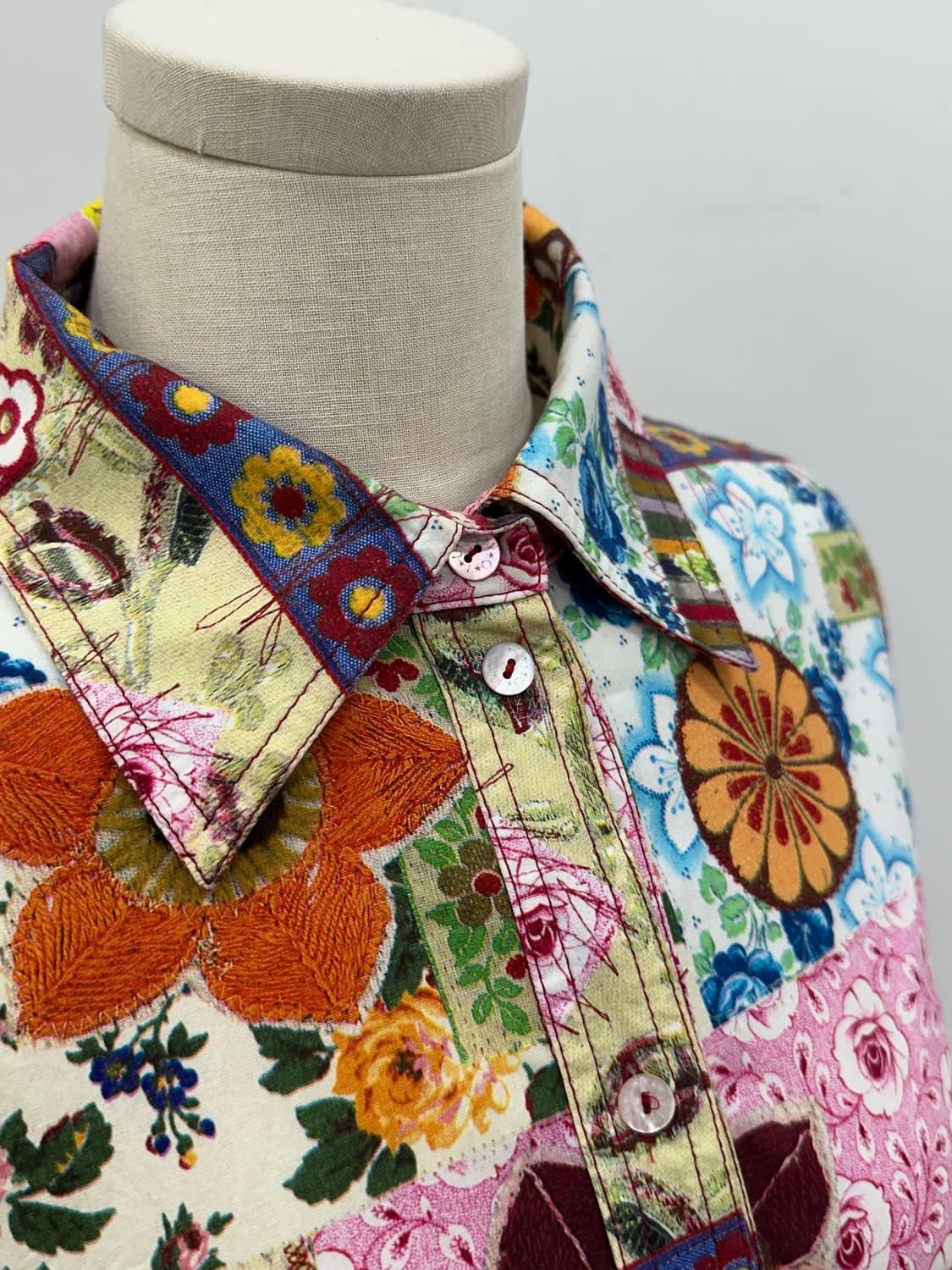 오일릴리 에스닉 면 남방 상품이미지6