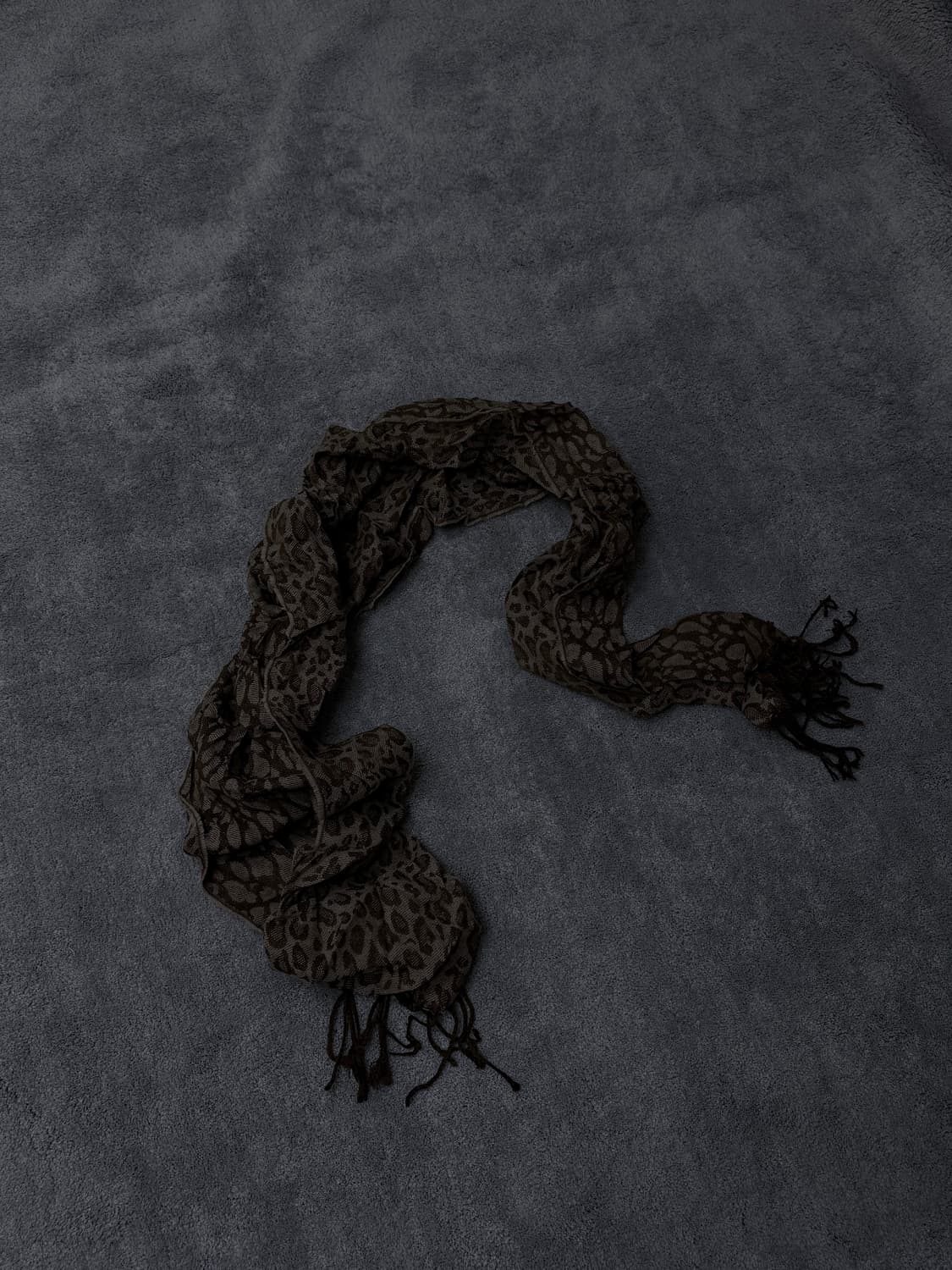 Vintage V-kei,punk leopard muffler 상품이미지1