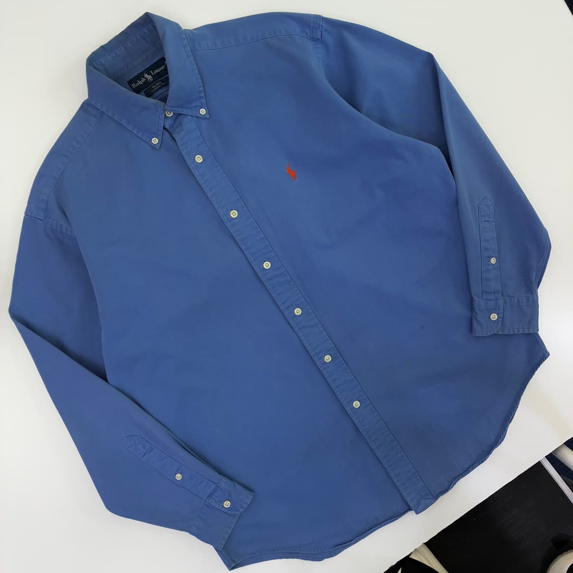 Polo  폴로 랄프로렌  자수 소라블루 코튼 셔츠 상품이미지2