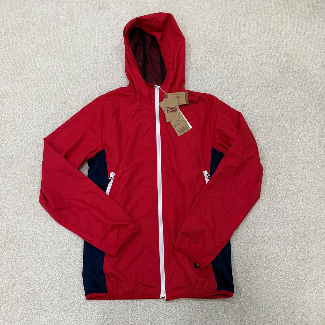100 새상품 오니츠카타이거 후드 자켓 0130T1 상품이미지1