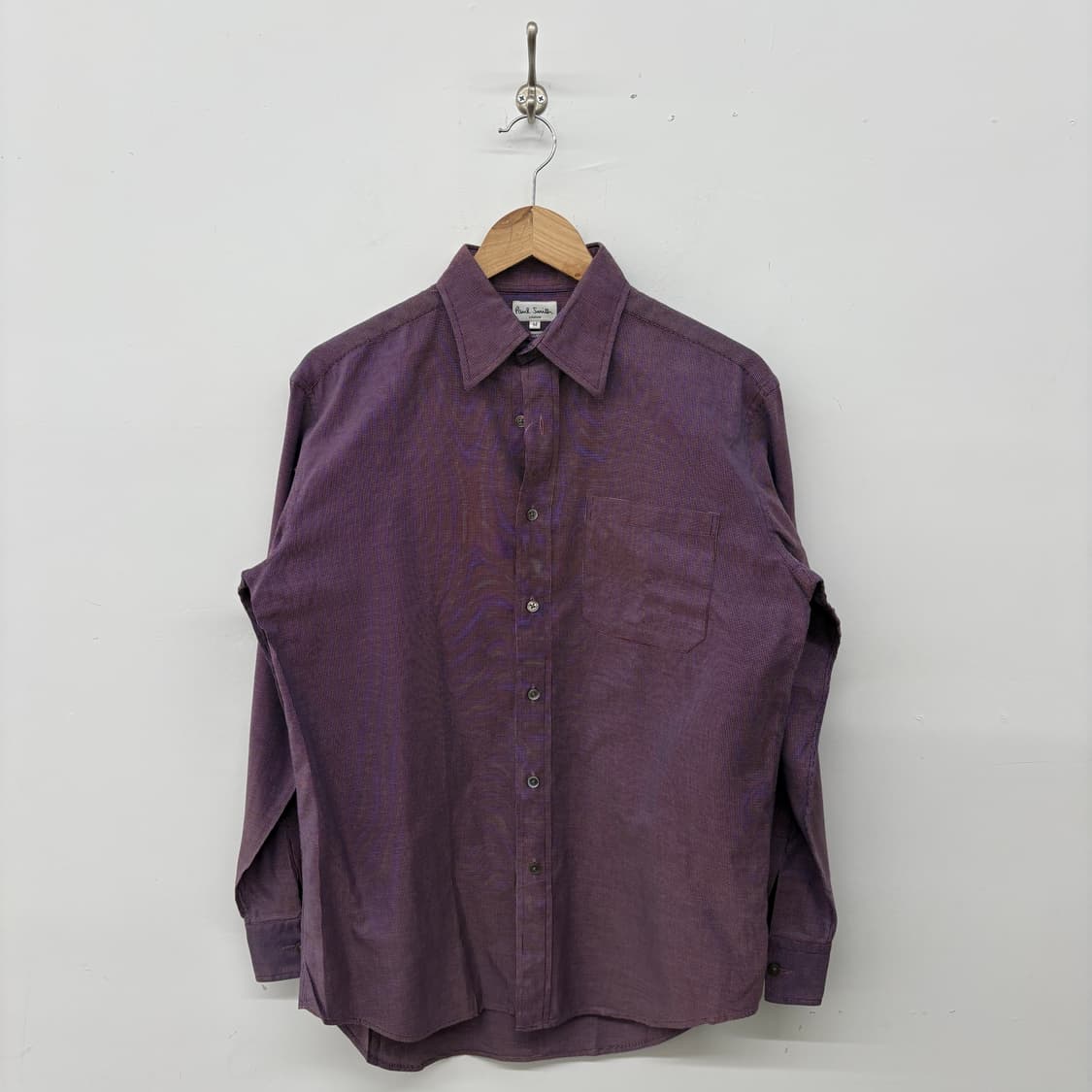 폴스미스 퍼플 긴팔 셔츠 남성 M 상품이미지1