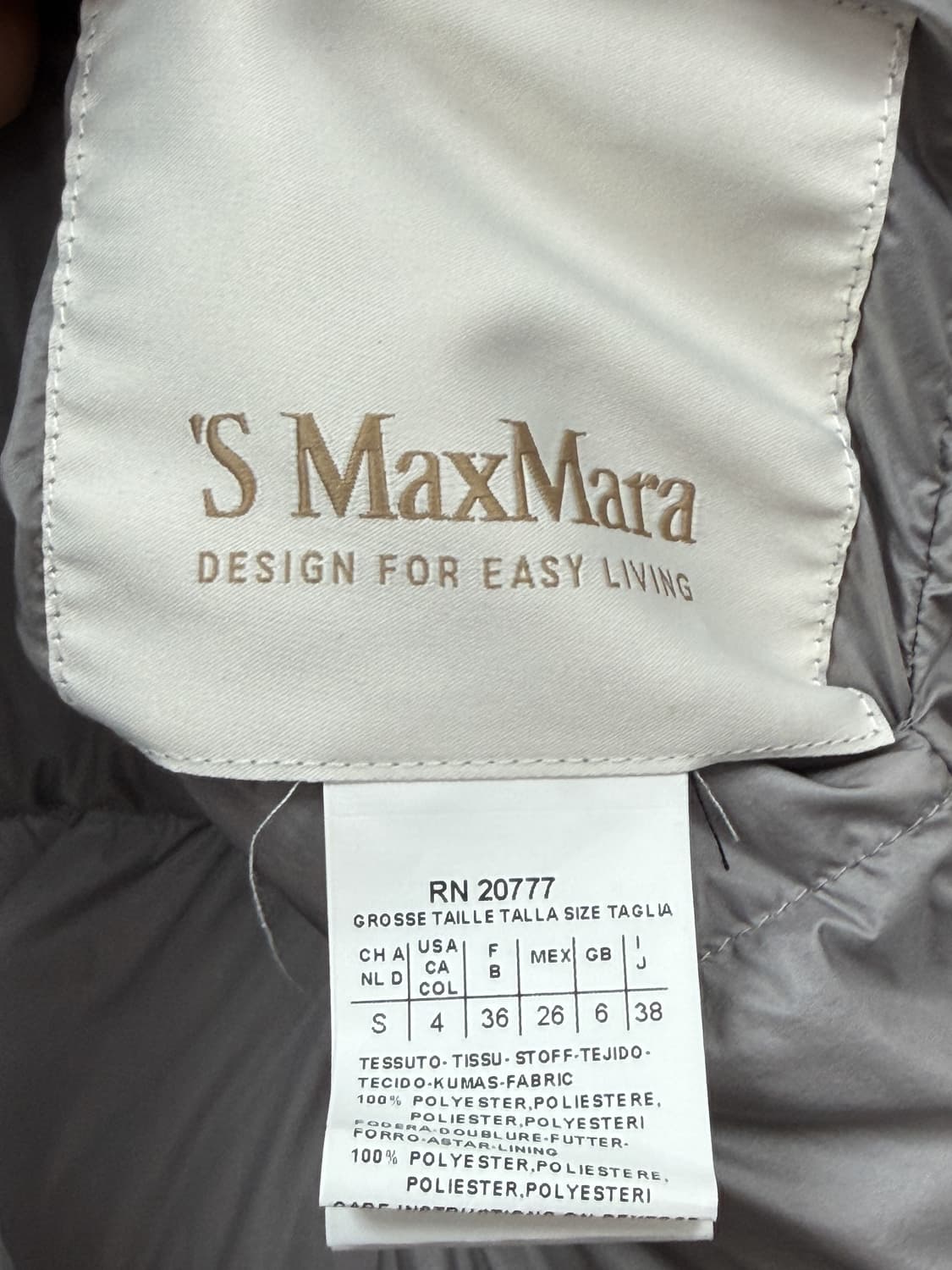 막스마라 더 큐브 라쿤 퍼 트리밍 롱 다운 패딩 코트 상품이미지6