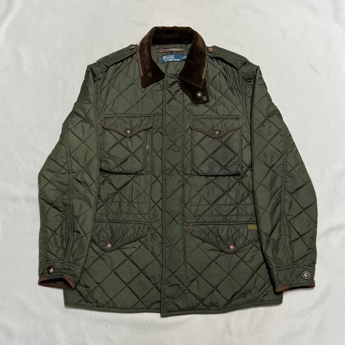 L 폴로랄프로렌 코듀로이 카라 퀄팅 자켓 상품이미지2