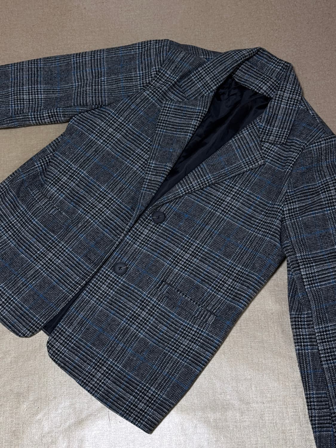 체크 자켓 상품이미지1