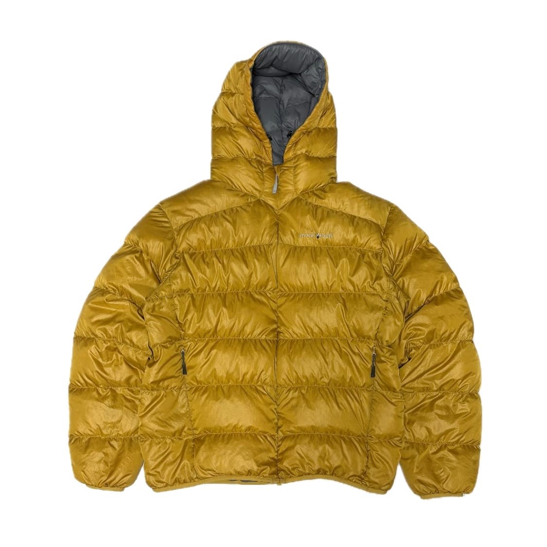 몽벨 알파인 라이트 다운 패딩 올리브 옐로우 상품이미지3