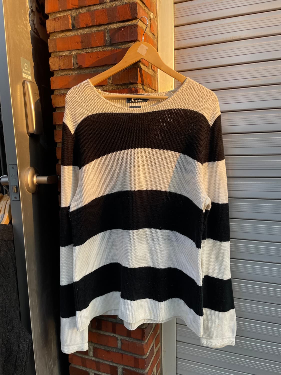 폴로 랄프로렌 와플 스트라이프 니트  상품이미지2