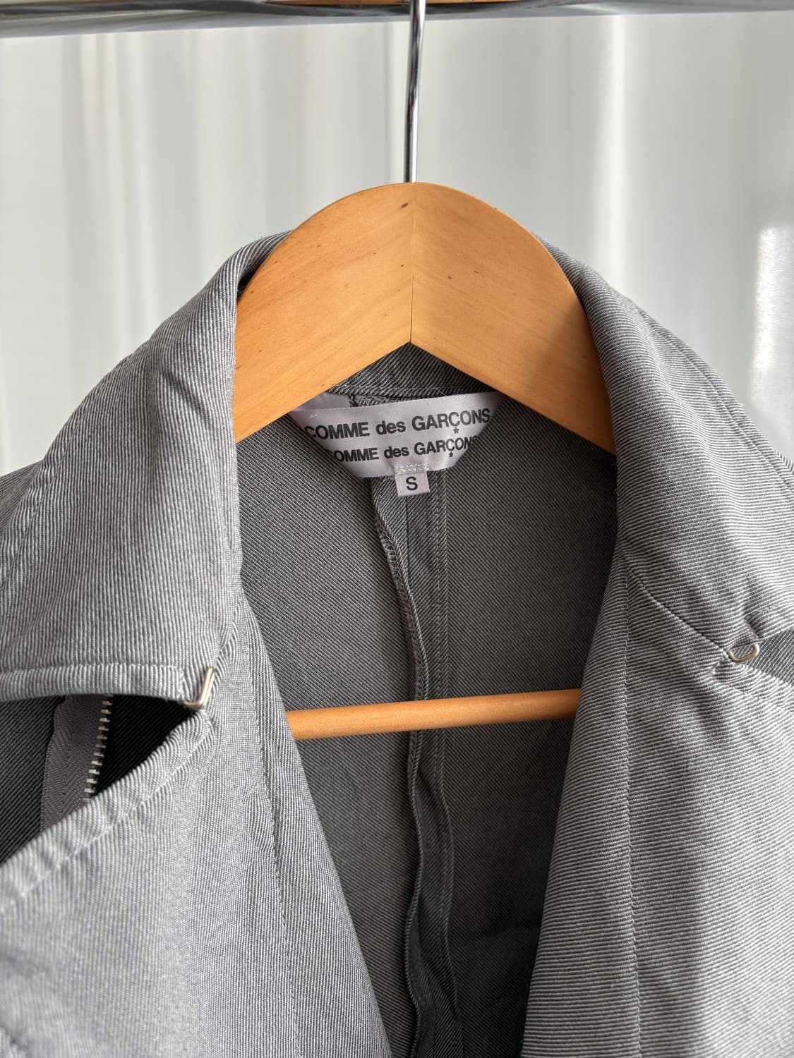 꼼데가르송 축융 폴리 라이더 재킷 상품이미지9