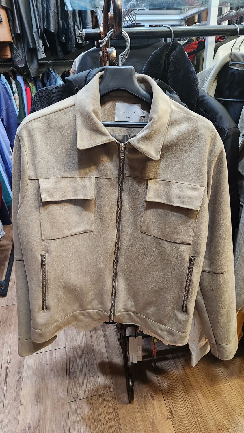COMMA HOMME 남자 스웨이드 자켓 L/52 상품이미지7