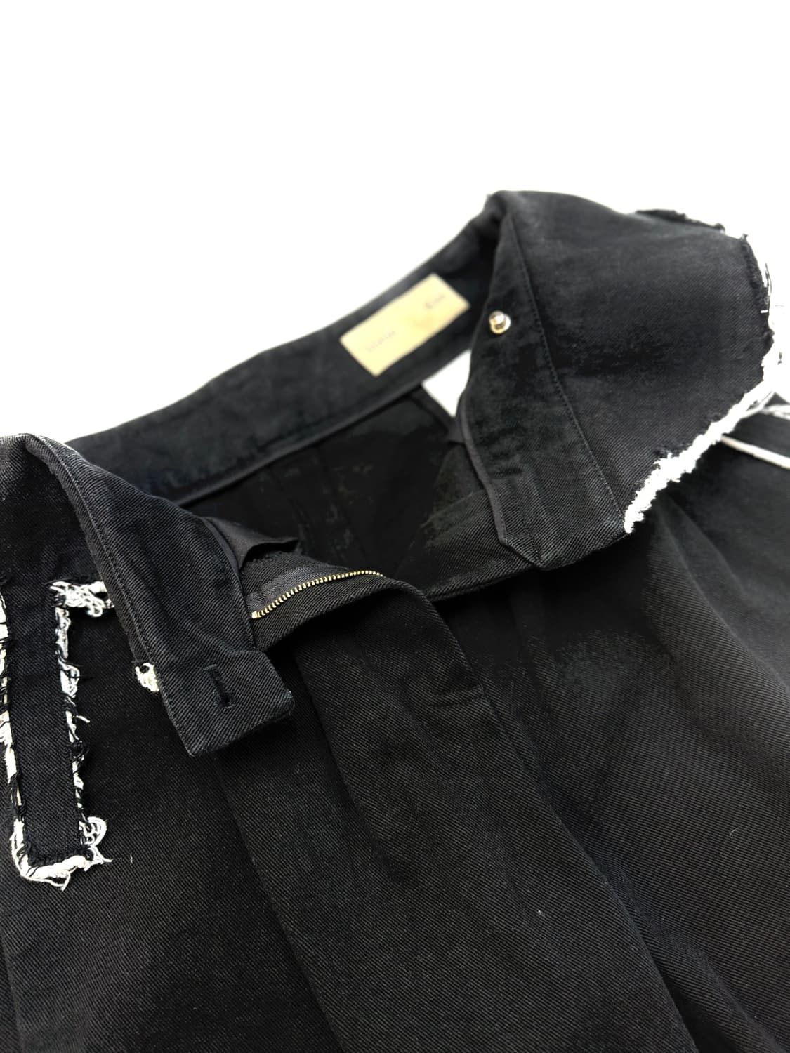 Matin kim 마뗑킴 블랙컬러 블록 코튼 트라우저 상품이미지8