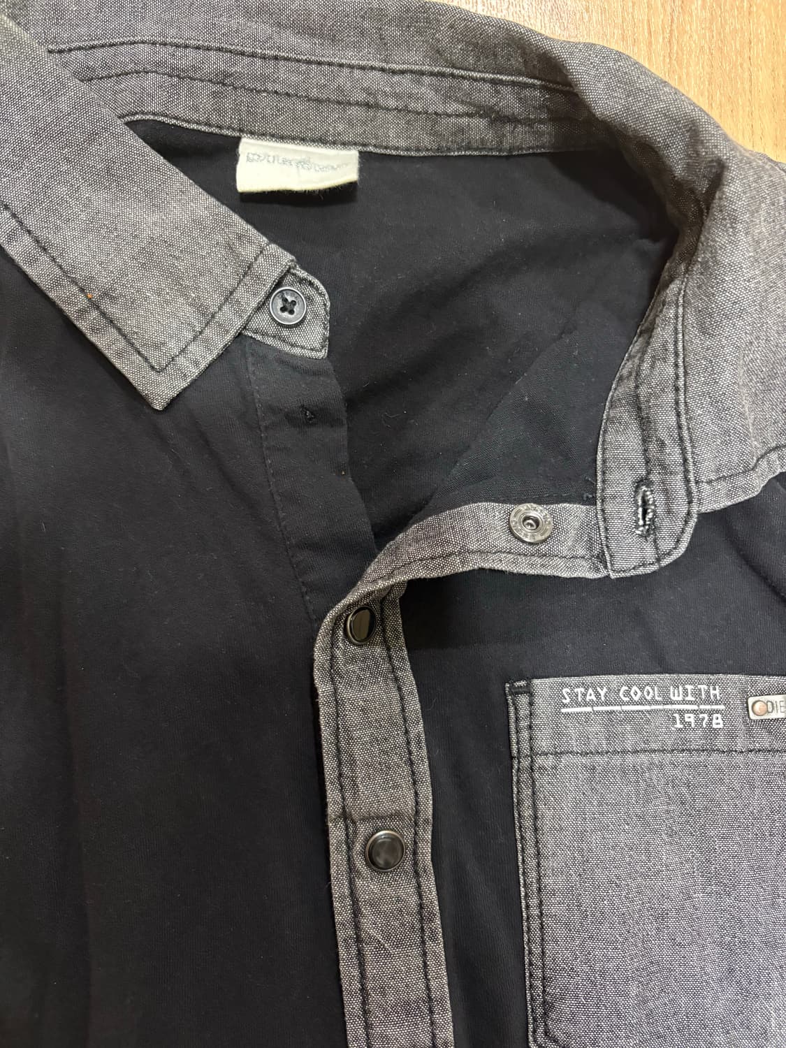 디젤 긴팔 티셔츠 카라티  상품이미지4