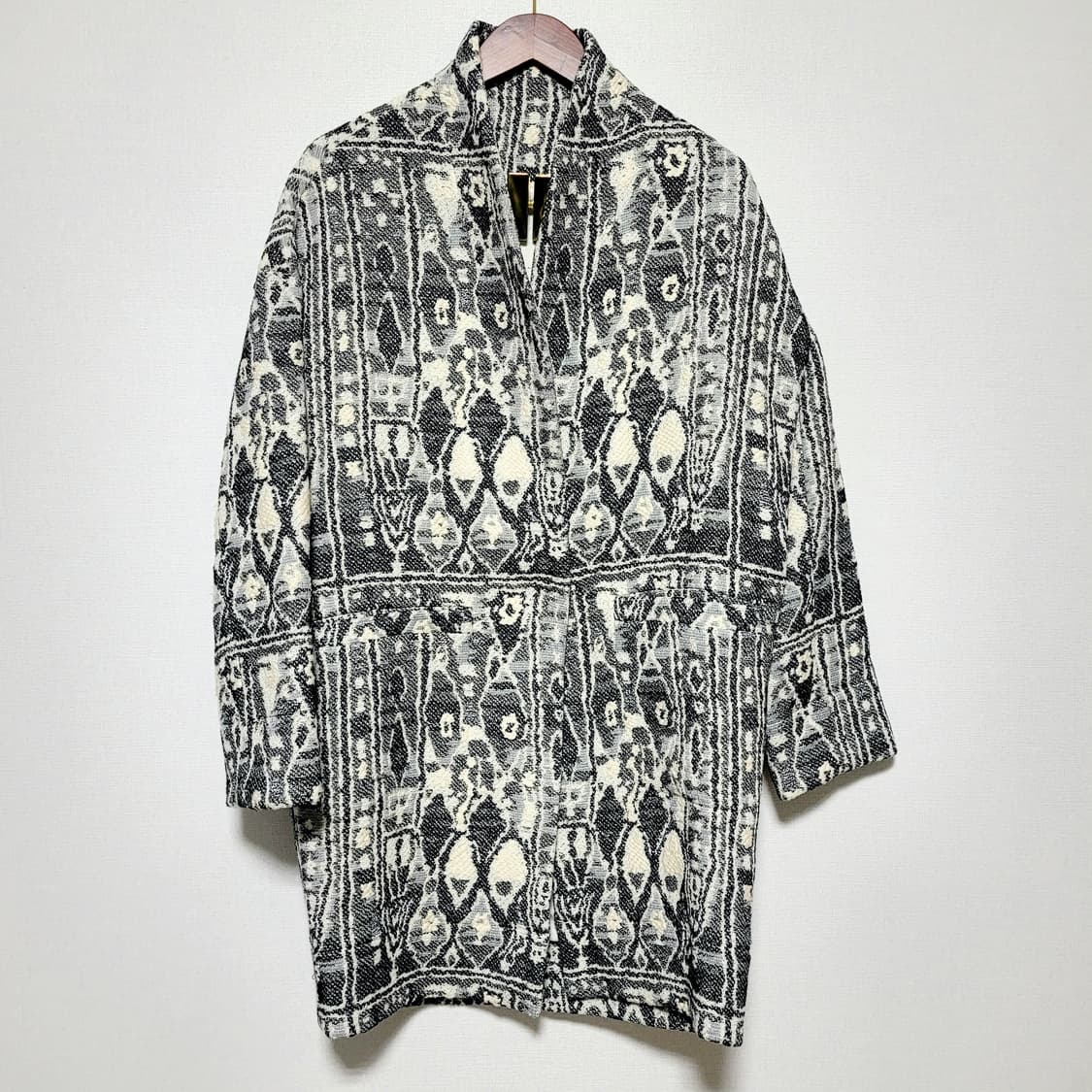 이로 IRO 트위드 오버핏 코트 롱자켓 (55-66) 상태좋음/착샷O 상품이미지3