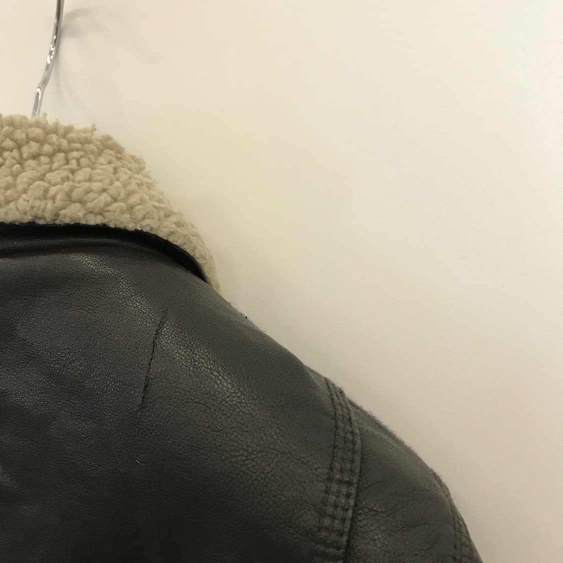 리바이스 가죽 레더 쉐르파 자켓 [M사이즈] 상품이미지4