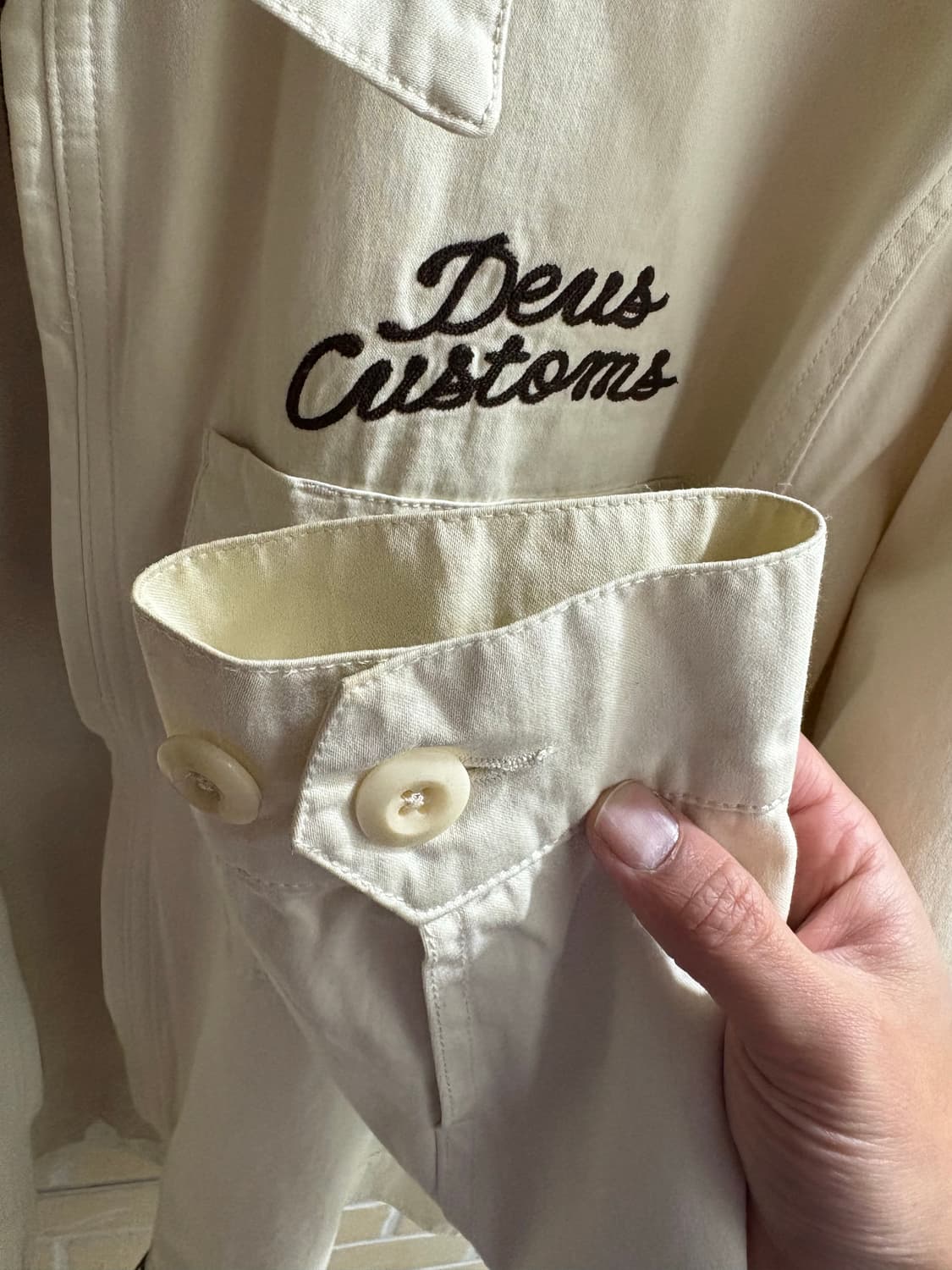 데우스엑스마키나 워크자켓 - 베이지 L사이즈 상품이미지8