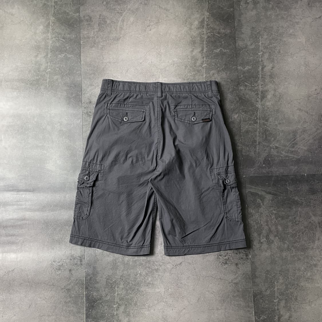 WEARFIRST 빈티지 차콜 그레이 카고 하프 팬츠 A00781 상품이미지5