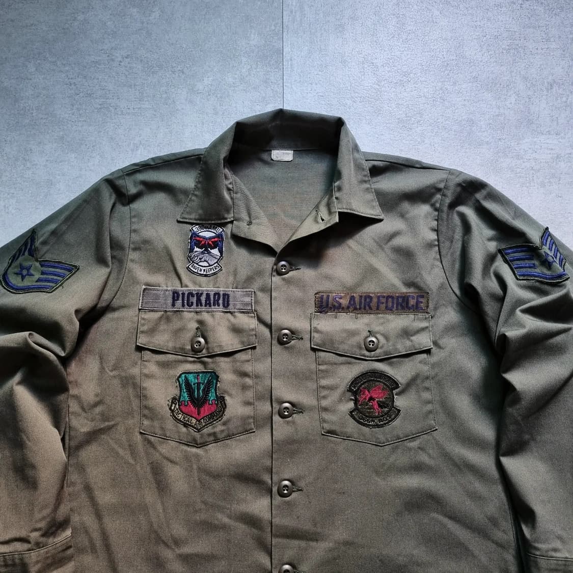 80s USAF OG-507 Shirts 16, 105 sz 상품이미지2