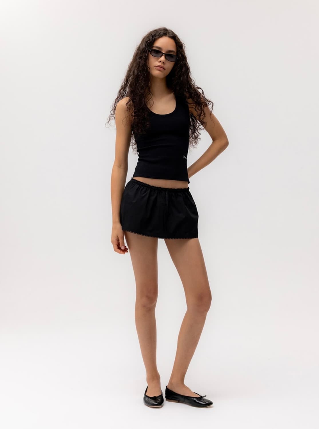 새상품) 글로니 미니 스커트 lace up mini skirt 상품이미지3