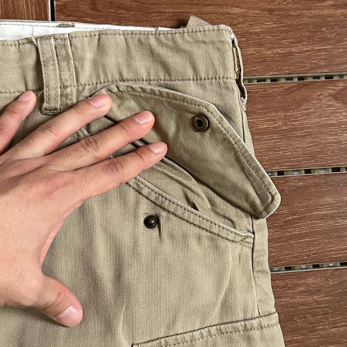 Back number cotton cargo pants 상품이미지4