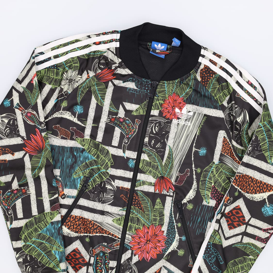 90 아디다스 플라워 슈퍼스타 트랙탑 져지 자켓 4257 상품이미지4