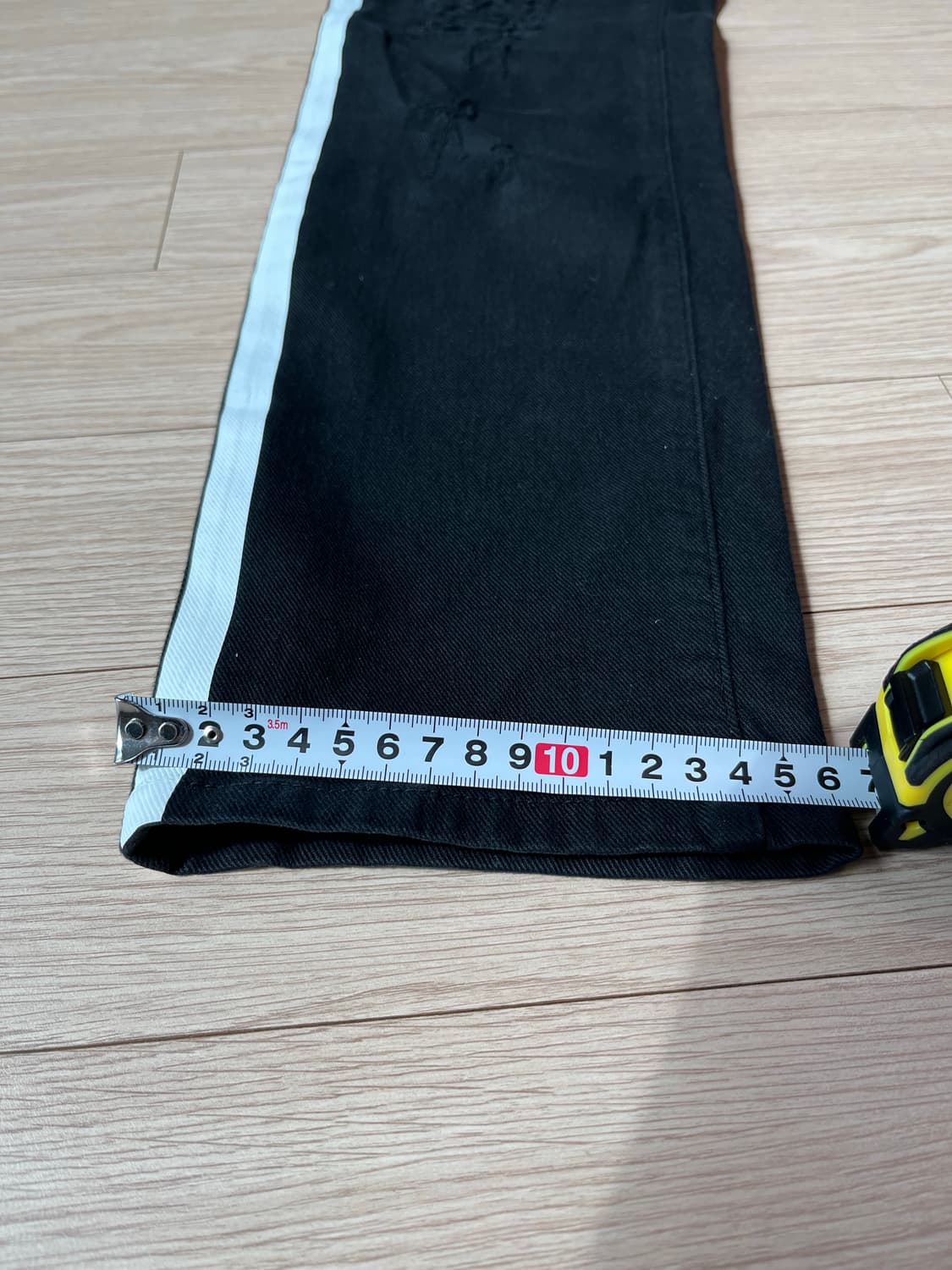 돌체앤가바나 블랙 옆줄 스키니 데님 46 상품이미지10