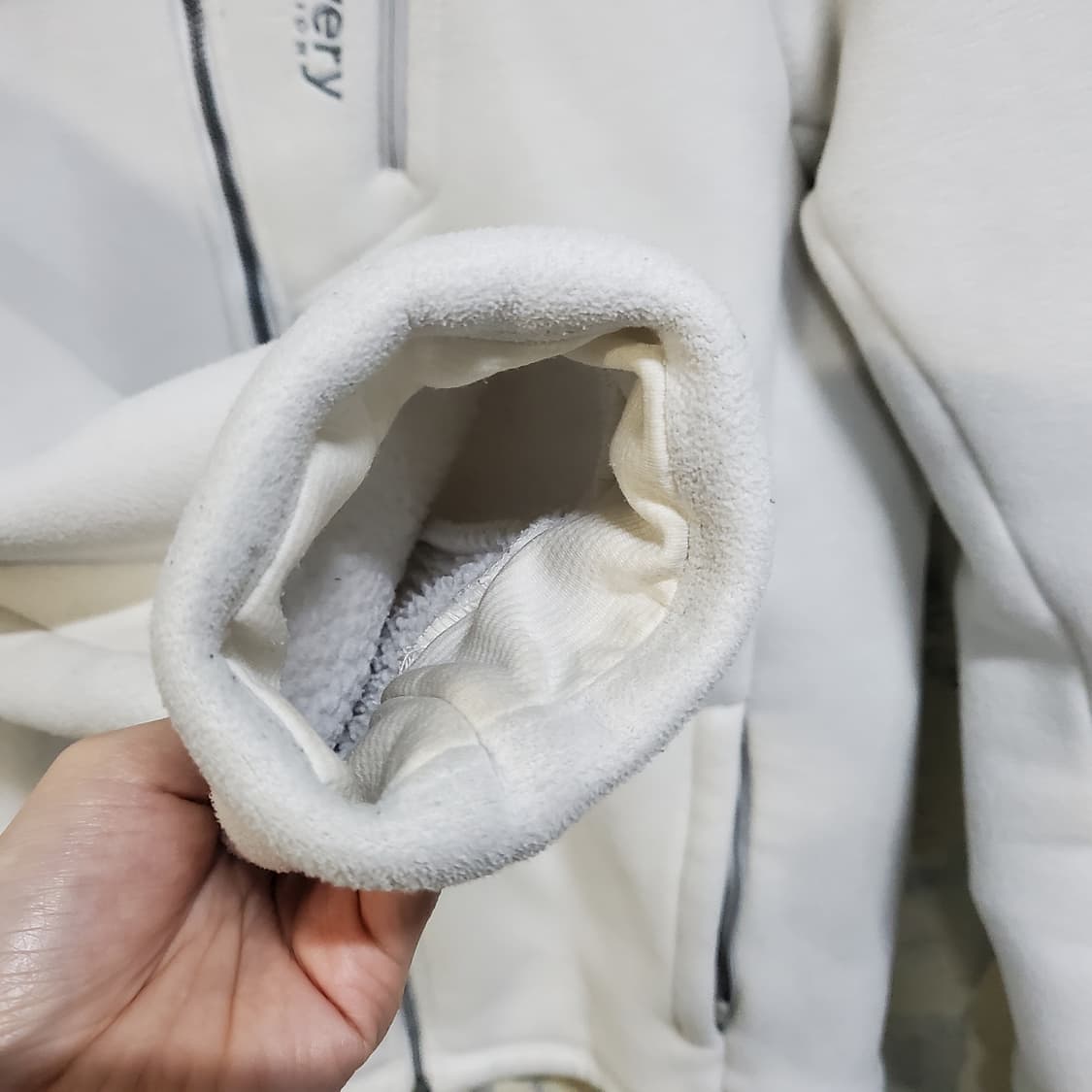 디스커버리 헤비본딩 기모 플리스 후드집업  상품이미지6