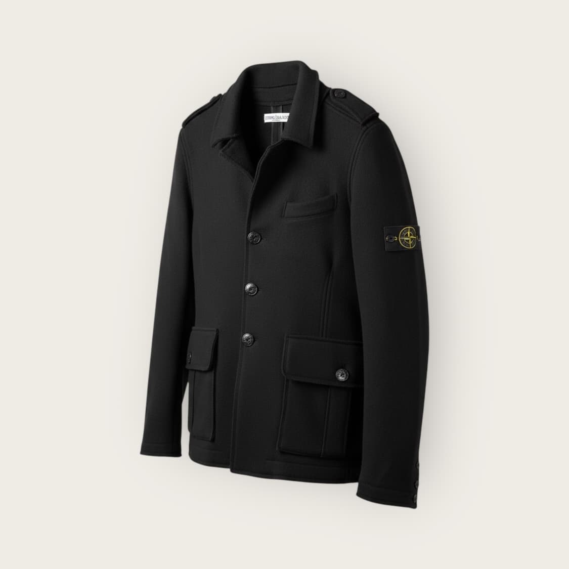 L/ 스톤아일랜드 10AW 견장 코트 자켓 상품이미지1