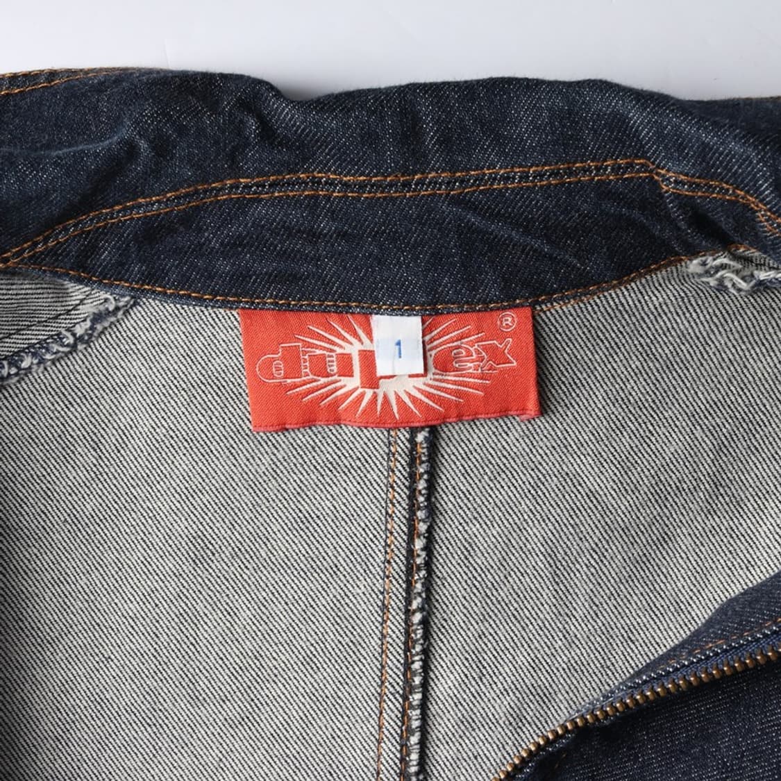 Duplex 퍼프 숄더 스티치 데님 자켓 F 상품이미지5