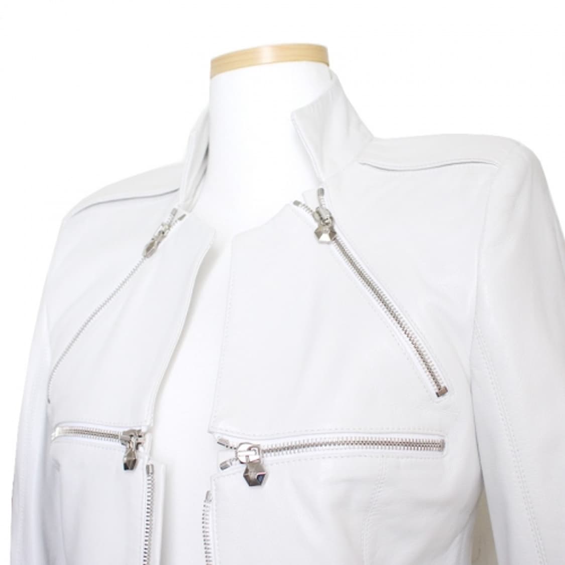 필립 플레인 화이트 램스킨 자켓 44 상품이미지4