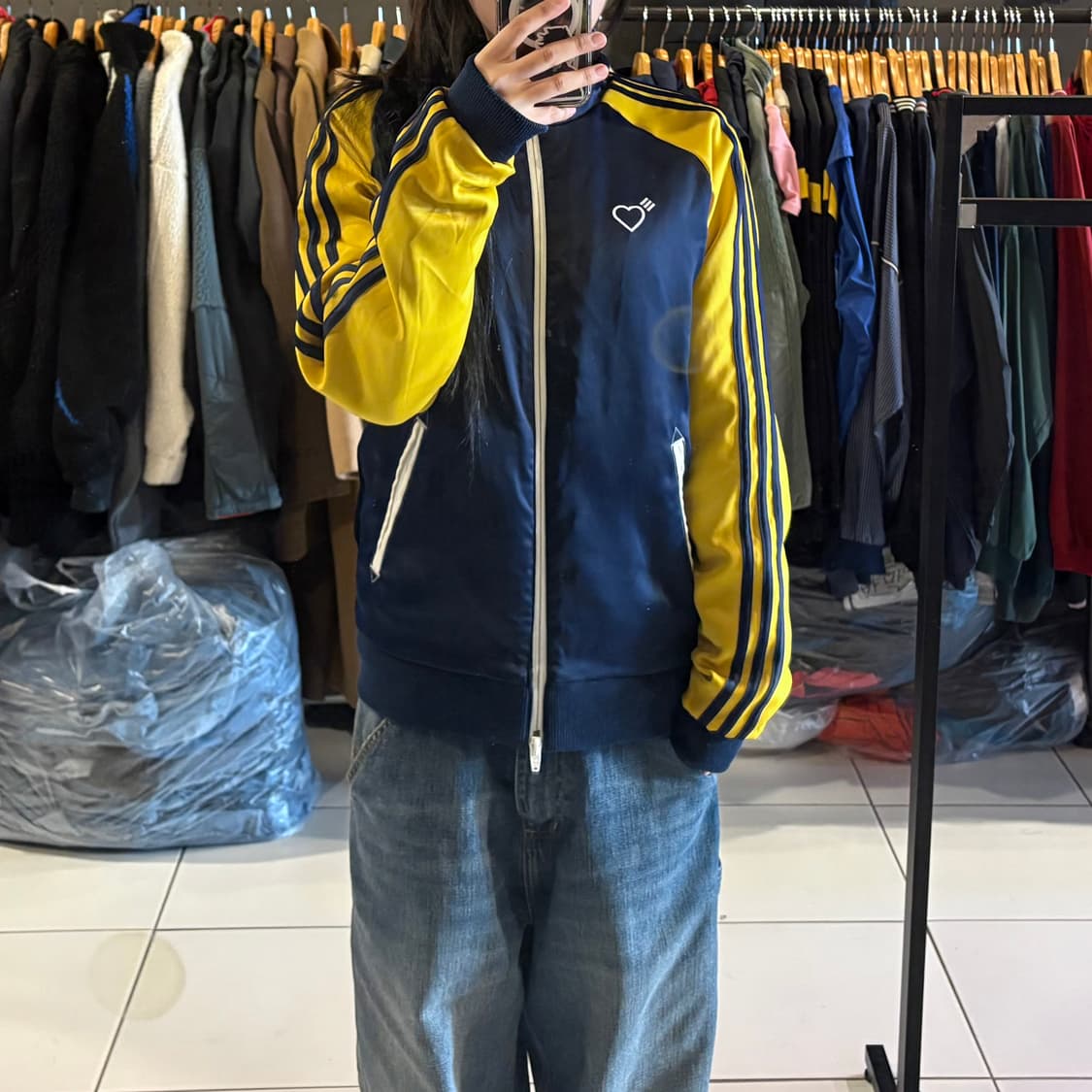 아디다스 x 휴먼메이드 리버시블 트랙탑 져지 상품이미지1