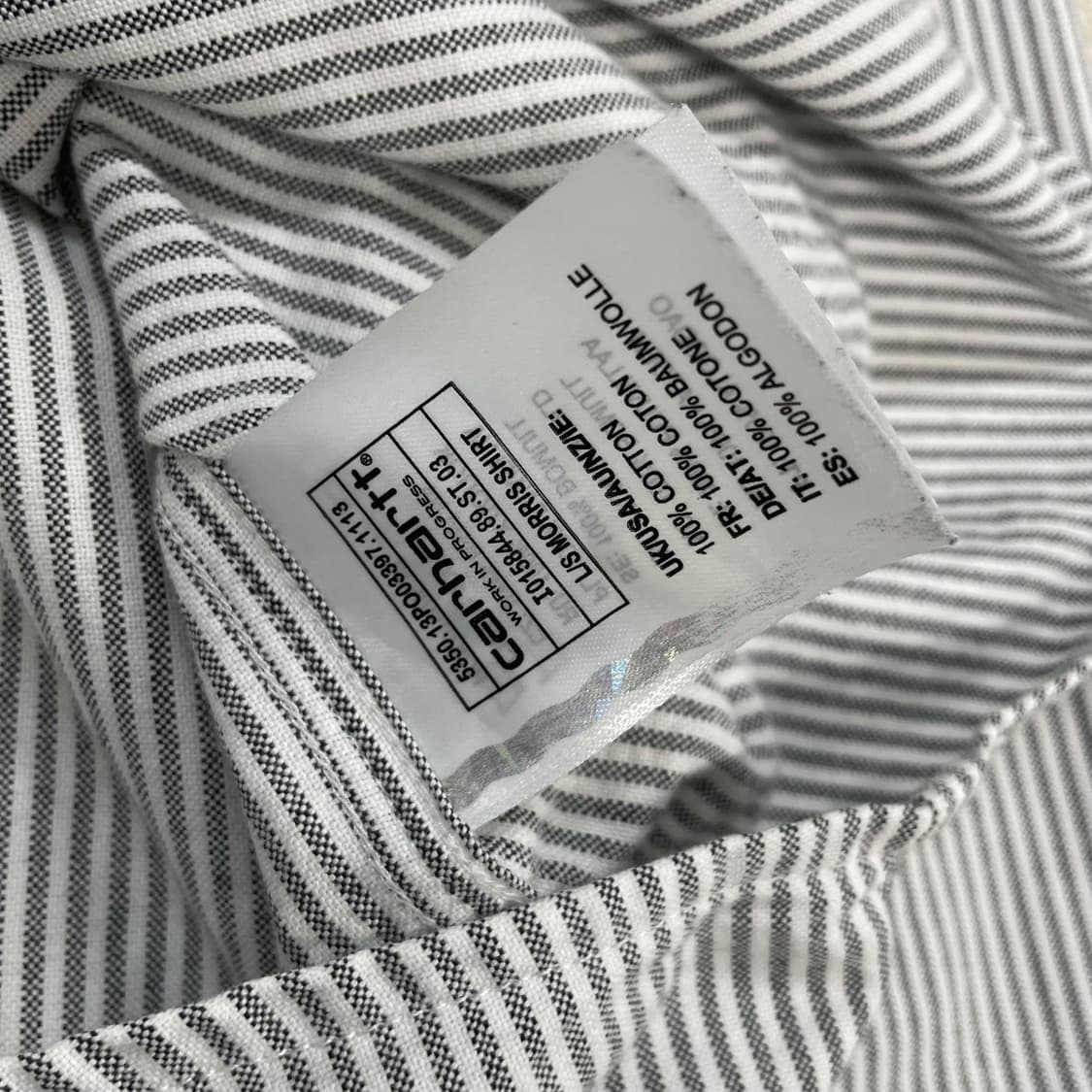 칼하트 Carhartt wip 모리스 스트라이프 옥스퍼드 셔츠 상품이미지4