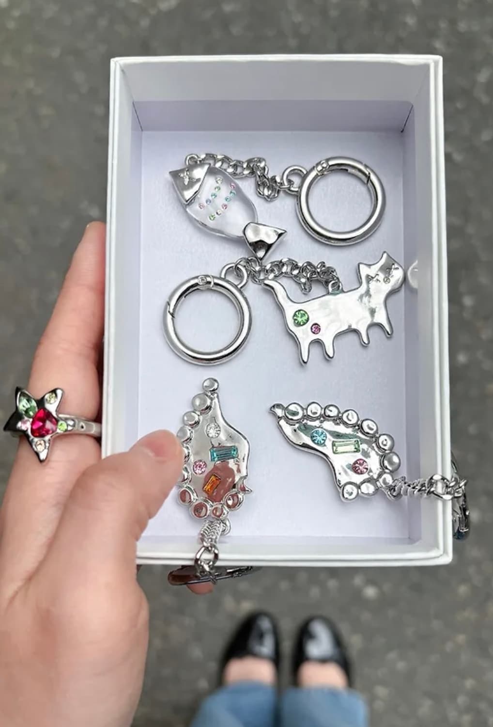 [선물추천] 하트 실버 키링 Heart Keyring (Silver) 상품이미지2