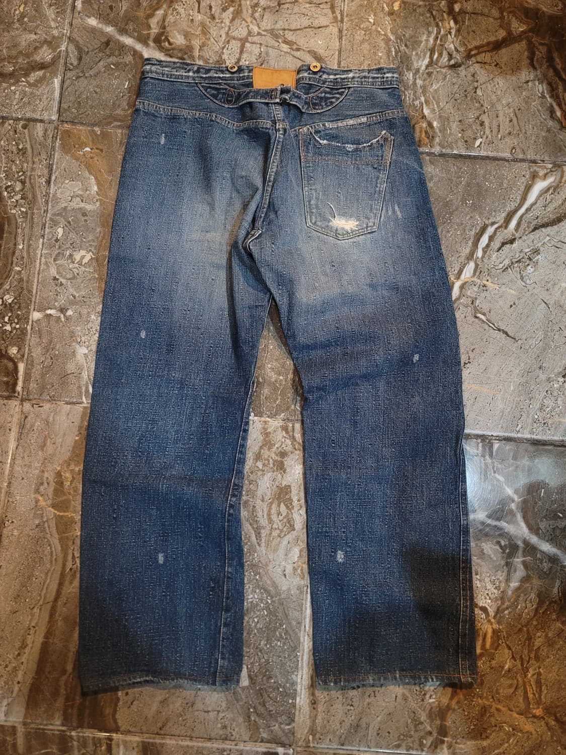 웨어하우스 덕디거 하드워시 데님팬츠  상품이미지3