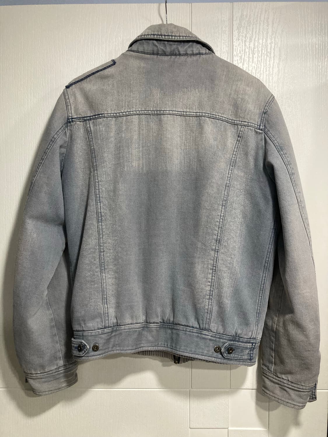 2000s 돌체앤가바나 레이어드 데님 봄버 자켓 상품이미지7