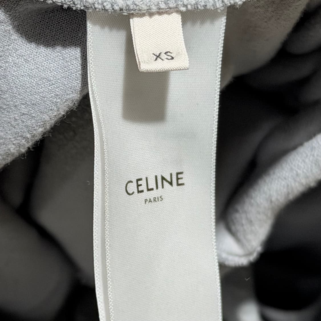 (A+/L,XS) / 셀린느 트리오페 벨벳 트랙수트 트레이닝 셋업 그레이 상품이미지10