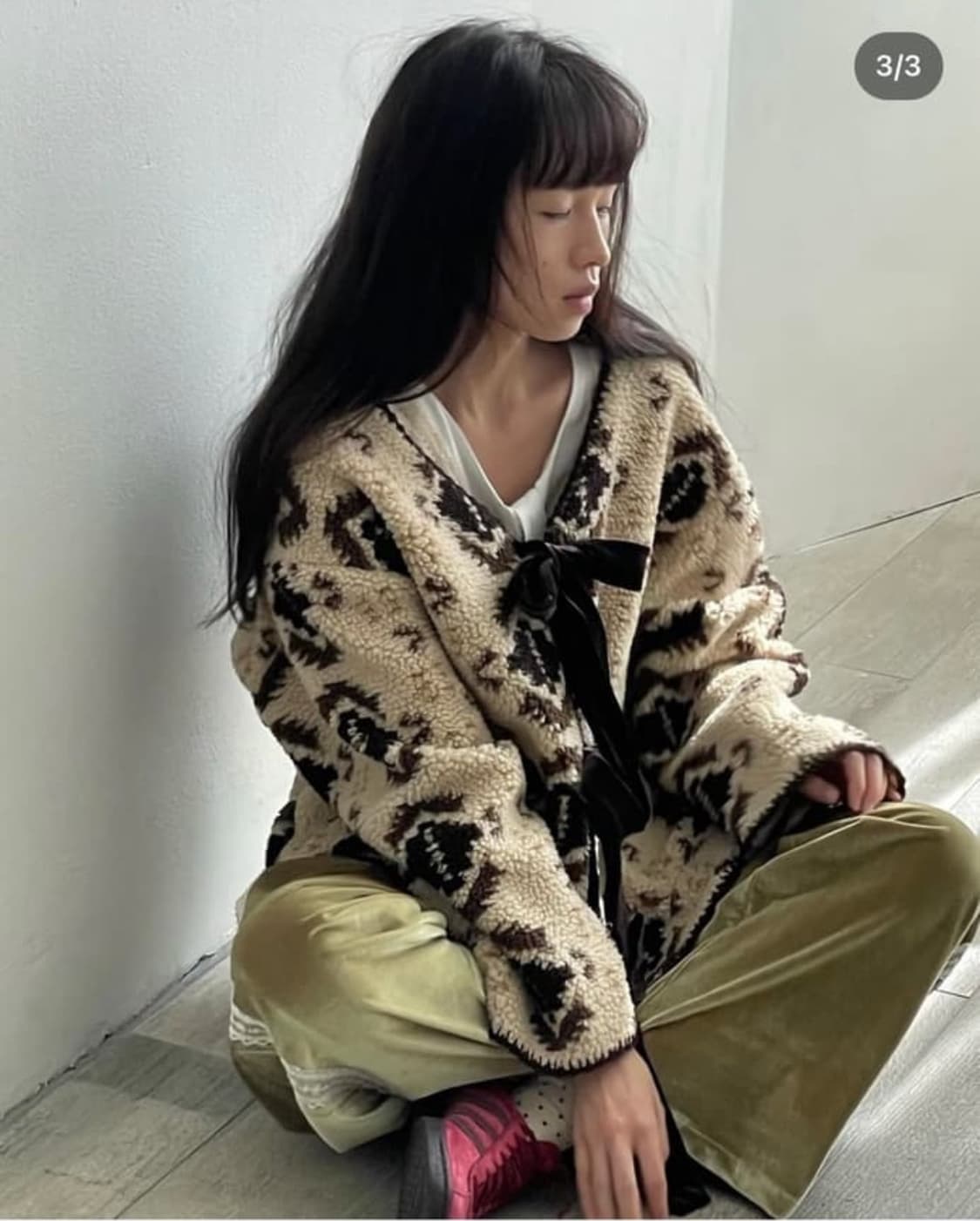 호쿠스포쿠스 노르딕 플리스 가디건 상품이미지4