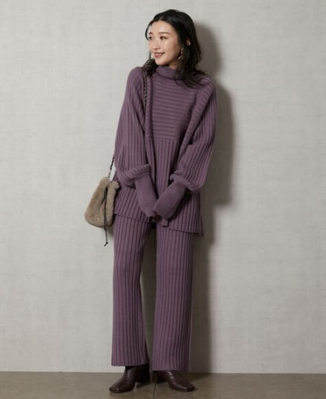 프릭스 스토어 골지 니트 셋업 상품이미지1