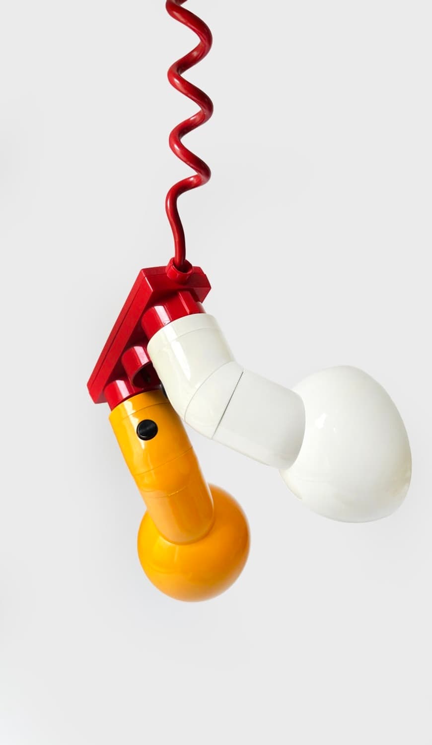 Vintage space age plug lamp─white 상품이미지2